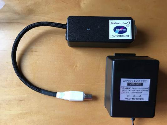 Aurorasound BusPower-Pro2 USBオーディオ用高品質安定化電源 導入 