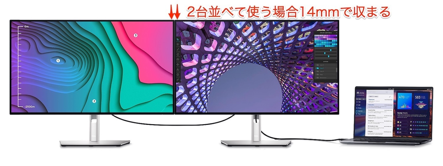 DELL 27インチ 4Kモニター USB-Cハブ モニター U2723QE レビュー